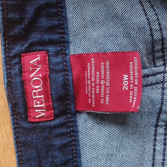Merona jeans women's size 20 w - Picture 3 of 3
